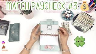 Cash Stuffing March Paycheck #3 💰 | Envelope Budgeting | Budget With Lizzy