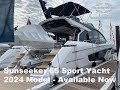 2024 sunseeker 65 sport yacht  brand new full walkthru tour  available now