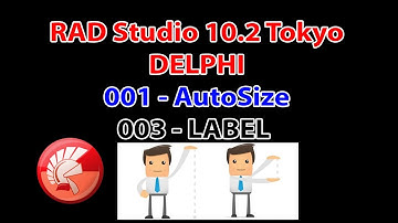 Rad Studio Delphi 003 Label - 001 AutoSize