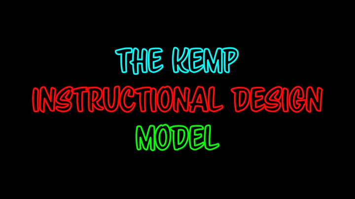 The Kemp Instructional Design Model