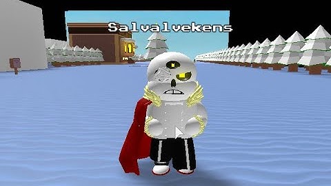 Omnipotent Sans Showcase I Sans Multiversal Battles 2 I ROBLOX