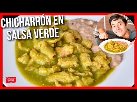 CHICHARRON EN SALSA VERDE para el desayuno o la comida!