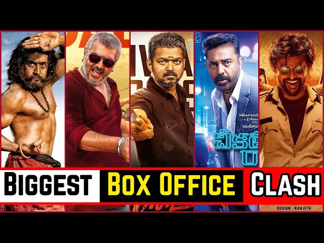 09 Biggest South Indian Tamil Movie Box Office Clashes of All Time