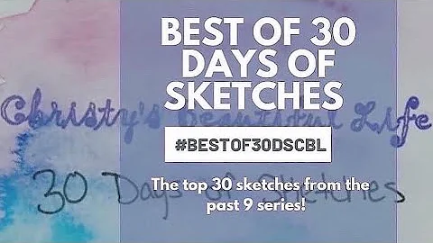 Scrapbook Process Video - Day 23 of #bestof30dscbl...