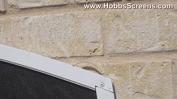 How to Measure & Install Half Arch Shaped Solar Window Screens with Tracks to use Leaf Springs