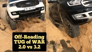 OFF-ROAD WAR: Endeavour 2.0 vs Endeavour 3.2 - FORD SUVs - AutoWheels India (autowheelsind)