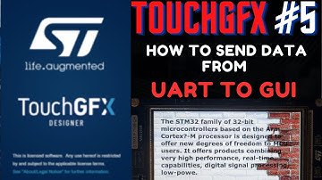 Touch GFX #5. How to Send  UART data to GUI || Sample from Interrupt
