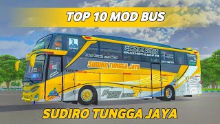 TOP 10 MOD BUS SUDIRO TUNGGA JAYA | MOD BUSSID screenshot 4