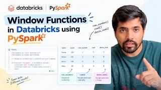 Master PySpark Window Functions in Databricks | row_number, rank & dense_rank