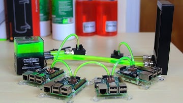 Water Cooled Raspberry Pi 3 Cluster (Supercomputer)