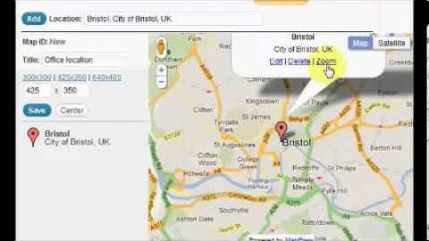 Introduction to WordPress Adding a location map
