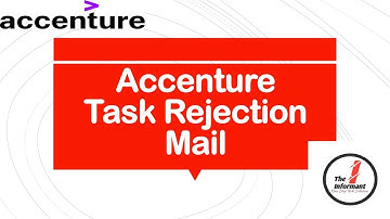Accenture Task Rejection mail | Accenture Document Verification | How to correct task rejection mail