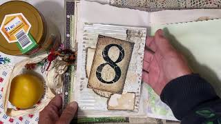 Bee keeping and Golf Themed Junk Journal Flip Through
