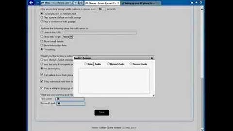 Setting up ACD Queues for handling incoming calls
