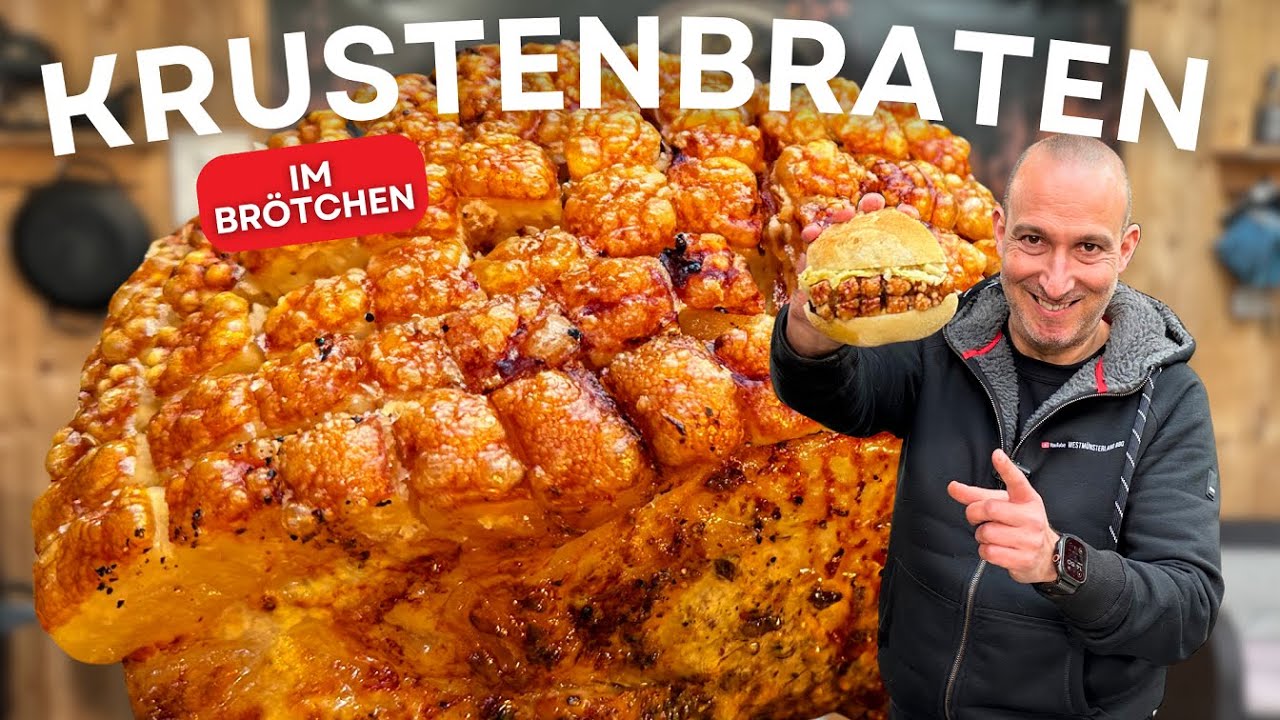 Krustenbratenbrötchen - so einfach geht eine krosse Schwarte im Air Fryer!