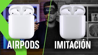 AIRPODS VS IMITACIÓN - ¿Sabrías diferenciarlos? | Comparativa Airpods