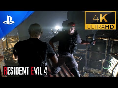 RESIDENT EVIL 4 Remake 35 Minutes Exclusive Gameplay [4K 60FPS] - COMPILATION KRAUSER FIGHT
