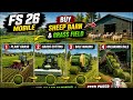 I Bought A Sheep Barn & Started Grass Farming in FS 26 Mobile 🚜🐑