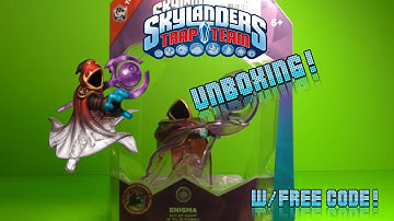 Skylander trap team Enigma unboxing w/ FREE CODE