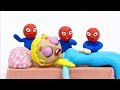 Superhero babies 💕 Play Doh Stop motion cartoons