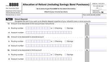 IRS Form 8888 walkthrough ARCHIVED COPY - READ COMMENTS ONLY