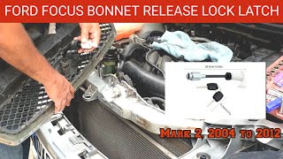 Ford Focus Bonnet Release Look. How to Change the Faulty, Broken Bonnet Release Latch on Ford Focus Ford Focus Bonnet Latch