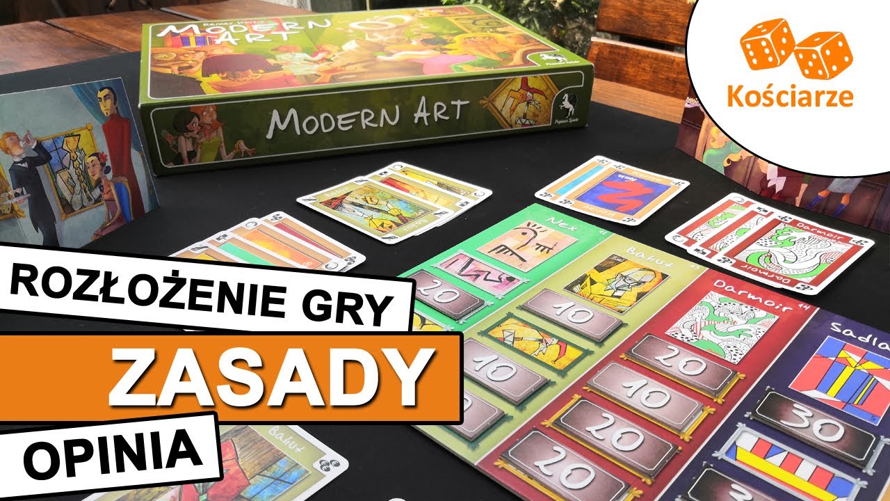 Kościarze – Gramy w… MODERN ART gra planszowa (odc. 14)