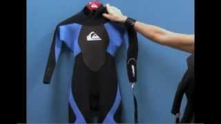 Quiksilver Syncro 3/2 Flatlock Mens and Junior Wetsuit  PleasureSports.com