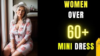 Ageless Fashion for Attractive Women Over 50💖 | How to Be An Elegant Old Woman Over 60 | mini dress