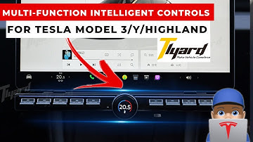 Tesla Model 3 / Y / Highland Multi-function Physical & Rotating Buttons & Ambient Lighting