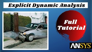 How to do Explicit Dynamic Analysis | Explicit Dynamic Analysis on Car Bonnet | Crash Test