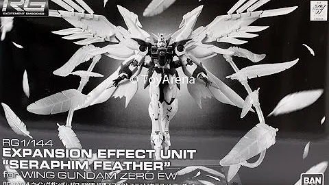 Seraphim Feather Effect Unit RG Wing Gundam Zero Custom EW Unboxing