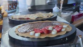 Making Crepes  at San Francisco Pier 39