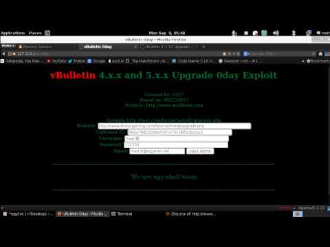 VBulletin 4.x.x And 5.x.x Upgrade 0day Exploit