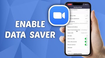 How to Turn ON Data Saver on Zoom