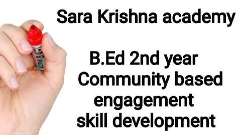 B.ed second year | Community based Engagement skill Development Record | in Tamil | Sara Krishna aca