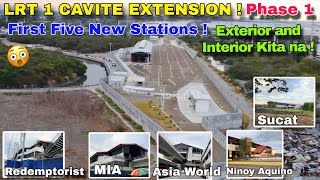 Wow ! Phase 1 Lrt 1 Cavite Extension ! First 5 New Stations Naka Ready Na!Redemptorist to Sucat 2024
