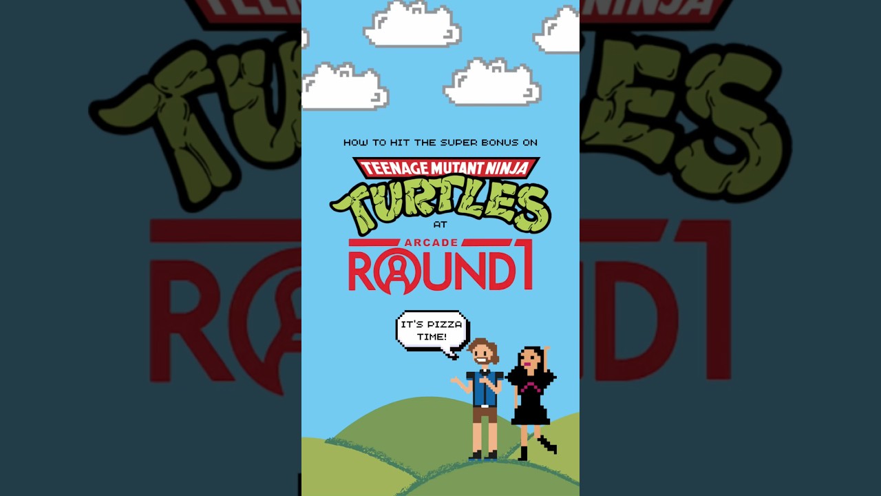 How to win the Super Bonus Win on TMNT at #Round1 #Arcade #TMNT