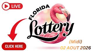 Tiraj Florida En Direct Midi 02 Aout 2026 #Lotteryflorida #resultat #FloridaMidi #boulcho