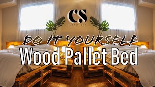 DIY WOOD PALLET BED (So Easy!) screenshot 2