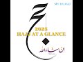 2025 Hajj At A Glance by My Hujjaj.