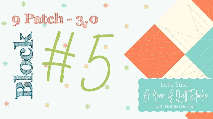 9 Patchalong 3.0 - Block #5 - Machine Quilting wit...