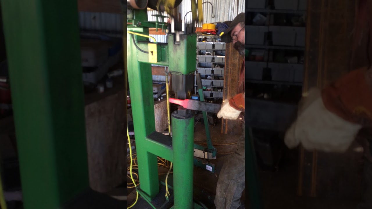 Power Hammer on leaf spring steel YouTube