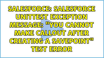 Salesforce UnitTest exception message: "You cannot make callout after creating a Savepoint" test...