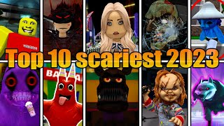 Top 10 Scariest ROBLOX Brookhaven 🏡RP Moments of 2023 by Alan Roblox 36,709 views 4 months ago 29 minutes