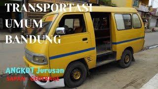 Transportasi Umum Bandung. Angkot jurusan Sapan - Gedebage