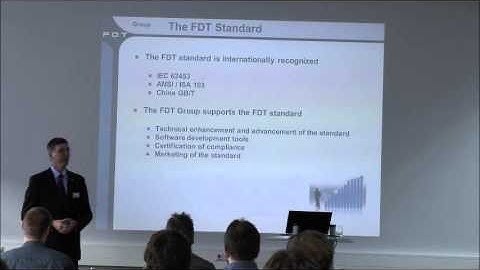 FDT Group Developer Forum 2013    The FDT Standard by Glenn Schulz