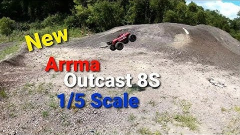 New!!Arrma Outcast 8S 1/5 Scale -First Blast & Breakage