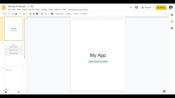 Using Google Slides to Create an App Prototype