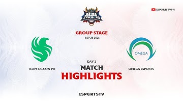 Team Falcons PH vs Omega Esports HIGHLIGHTS MPL PH S16 | OMG VS FLCP ESPORTSTV